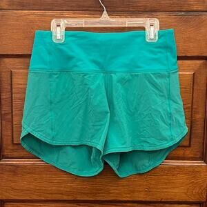 Lululemon Speed Up High-Rise Lined Short 4" Kelly Green sz 4 W7BBFT
